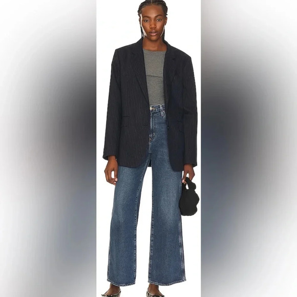 AGOLDE Magda Carpenter Jeans in Darkness Blue Size 29 - Picture 3 of 13